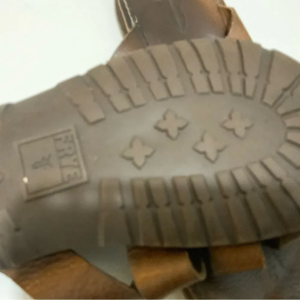 Frye Men Leather LudLow Slide Sandals Size 10 (11.25”)